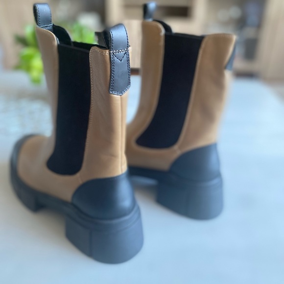 New Free People Maren Mid Chelsea Boots Size 39.5 - Picture 8 of 13